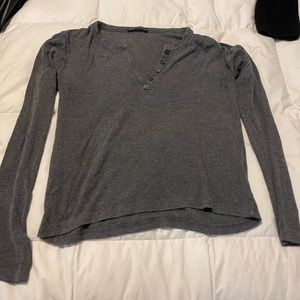grey brandy melville long sleeve